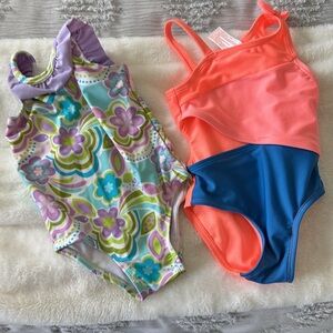 Cat & Jack and Circo one piece swimsuit lot (2) size 18 months